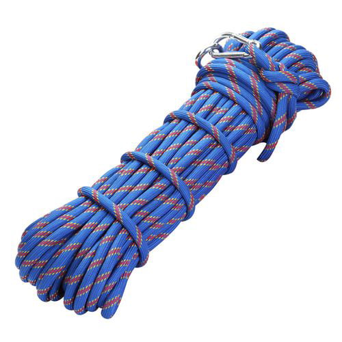 Jingdun Climbing Rope Outdoor Escape Rescue Rope 10mm Static Rope Climbing Rope Climbing Rope Rappelling Rope Safety Rescue Rope Outdoor Survival Supplies Polyester Rope Ropes Size : 50M 